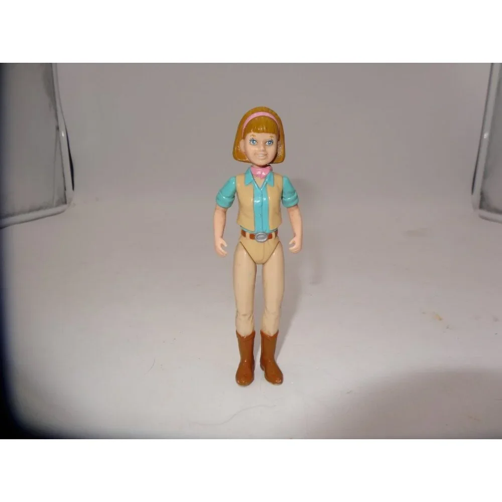 Fisher‎ Prince Loving Family Dollhouse Women Short Brown Hair Brown Boots Vest